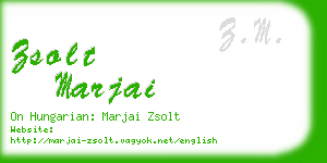 zsolt marjai business card